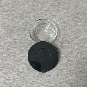 Pyrex Round 4 Inch Clear Glass Dish with Lid